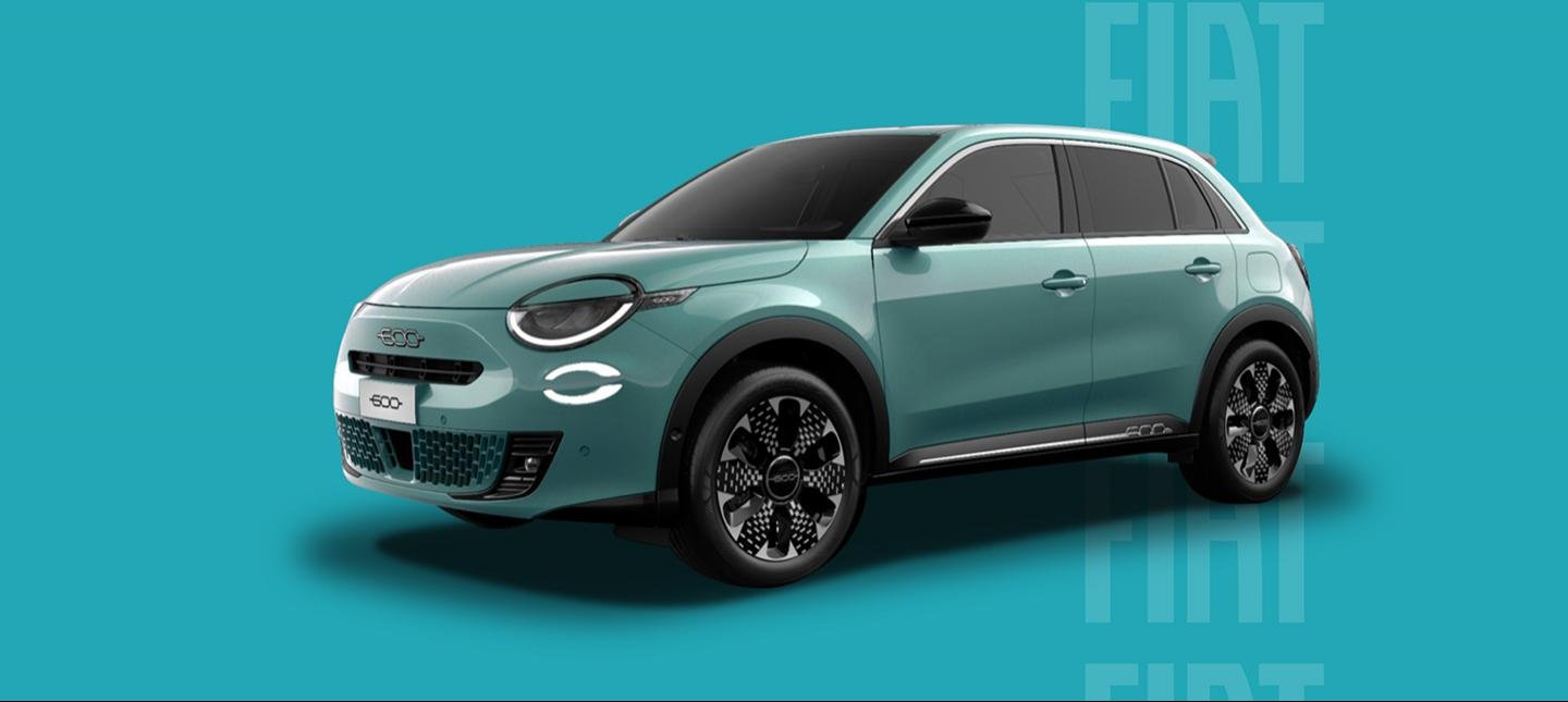 Fiat 600 hybrid nuova da immatricolare presso l'auto